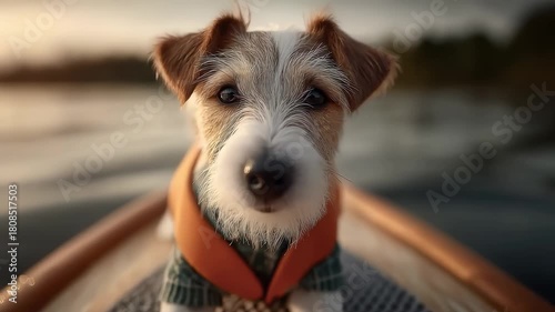 Happy Moments of a Puppy's Kayak Adventure