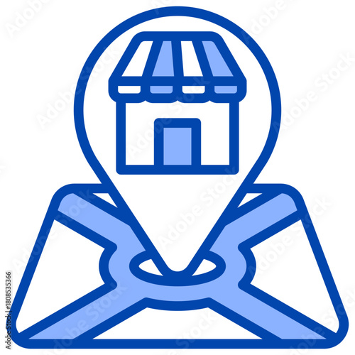 Retailer  Icon Element For Design