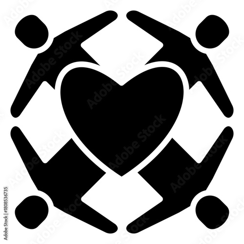 Solidarity  Icon Element For Design