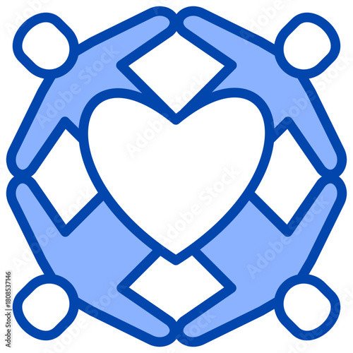 Solidarity  Icon Element For Design