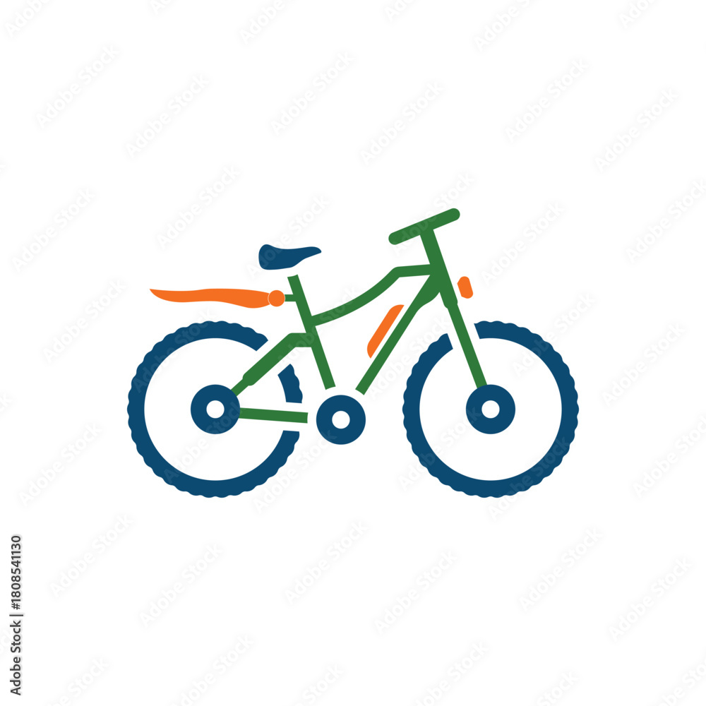 Obraz premium Colorful icon for cycle