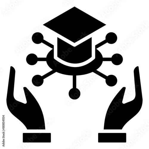 Education Technology  Icon Element For Design