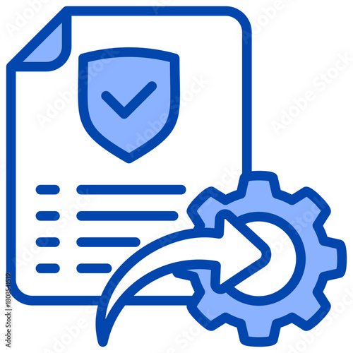 Policy  Icon Element For Design