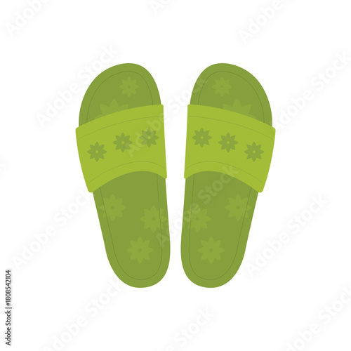 Colorful icon for slipper