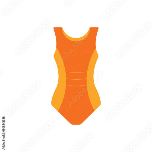 Colorful icon for swimming dress