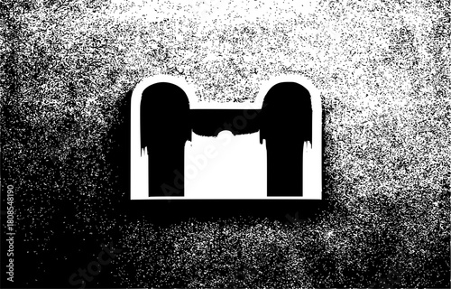 silhouette of a window