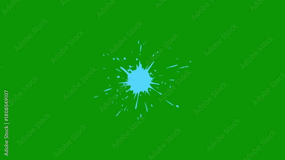 Liquid paint splatter explosion and splats,Splats Elements Motion ...
