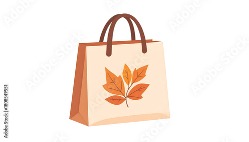 Vector Icon of Eco-Friendly Shopping Bag