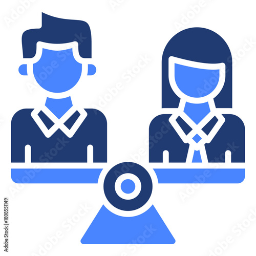 Equal Opportunities Icon Element For Design