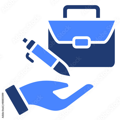 Job Creation Icon Element For Design