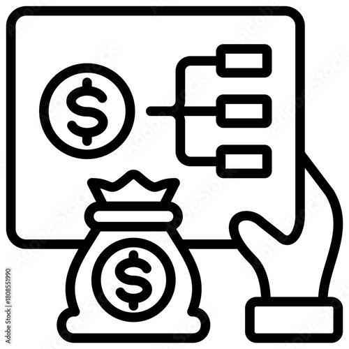 Planning Icon Element For Design