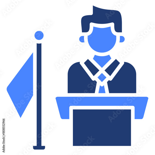 Mayor Icon Element For Design