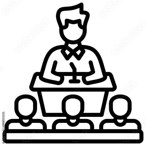 Congress Icon Element For Design