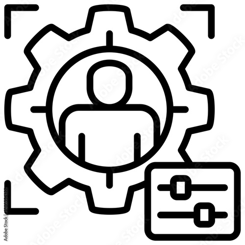 Personalization Icon Element For Design