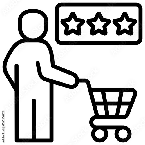 Customer Experience Icon Element For Design