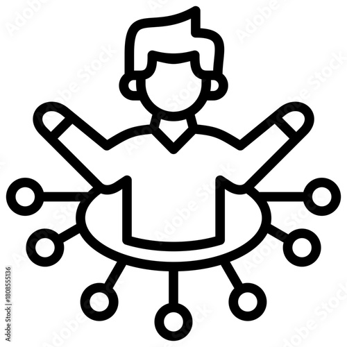 Influence Icon Element For Design