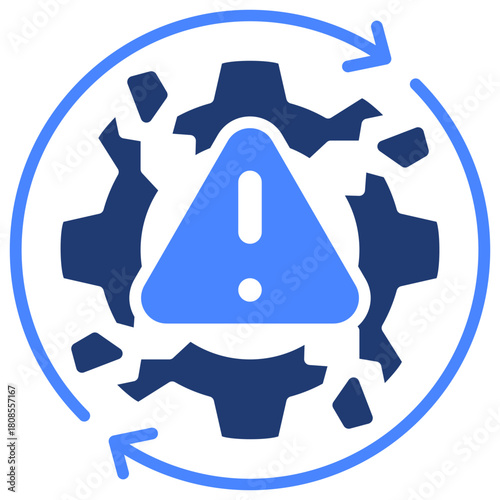 Inefficiency Icon Element For Design