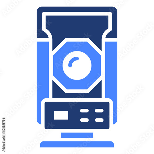 Theodolite Icon Element For Design
