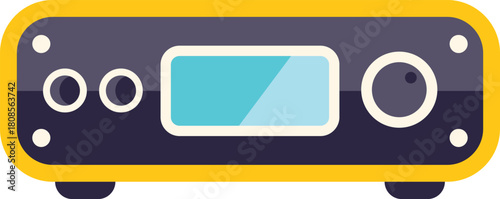 Router receiving and transmitting internet signal with antennas providing wireless connection