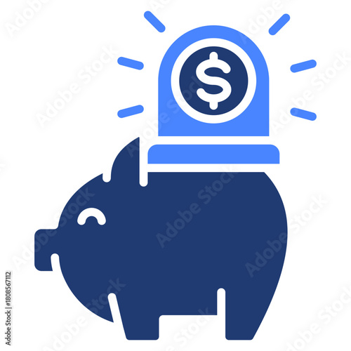 Emergency Fund Icon Element For Design