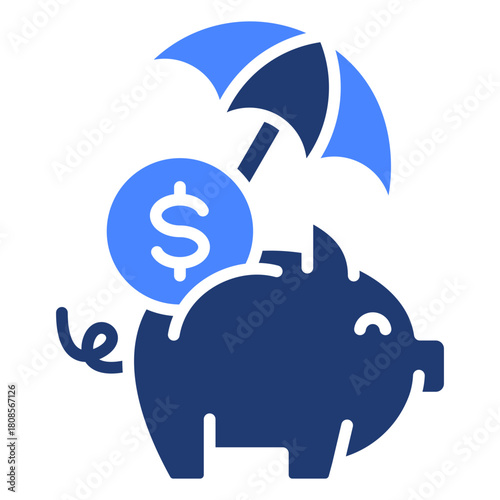Emergency Savings Icon Element For Design