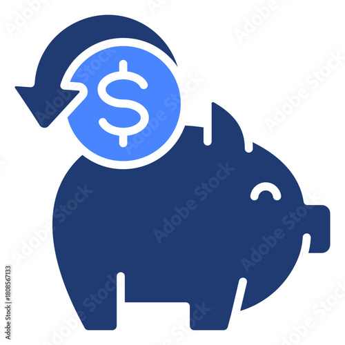 Cash Back Icon Element For Design