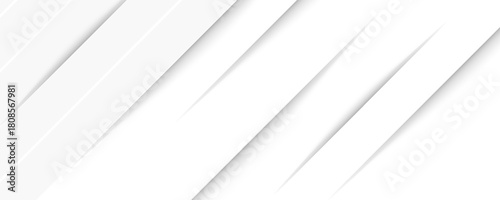 Grey white abstract background paper shine and layer element vector for presentation design. Suit for business, corporate, festive. EPS10, website