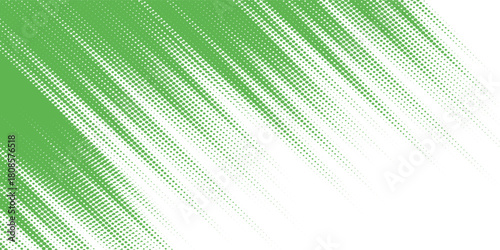 Abstract green and white background with grunge and halftone. Vector illustration.
