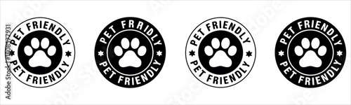 Promote your business as pet friendly with these paw print icons for websites, flyers, and social media posts showing you welcome animal companions.