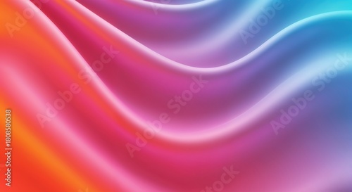 Chromatic Symphony: Flowing folds of vibrant fabric form a mesmerizing dance of colors, transitioning seamlessly, evoking a sense of fluidity and elegance.