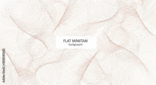 Delicate lines weaving abstract background in light brown tones create visual softness