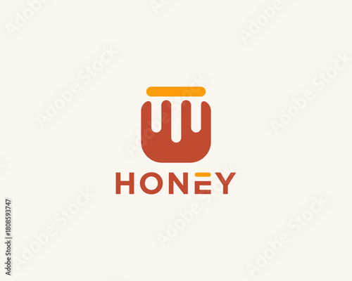 Honey jar logo