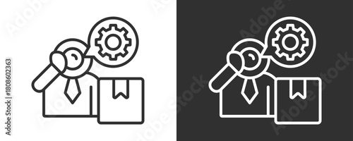 Development Icon Set Vector Collection Isolated In Black And White