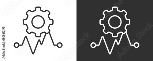 Resistance Icon Set Vector Collection Isolated In Black And White