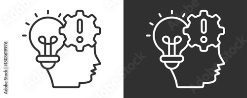 Disruptive Innovation Icon Set Vector Collection Isolated In Black And White
