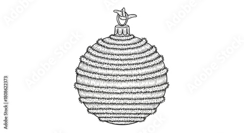 Simple wire whisk illustration for cooking baking and kitchen use in vector format