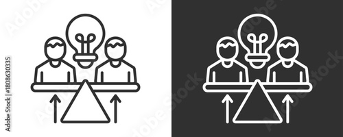 Stabilization Icon Set Vector Collection Isolated In Black And White