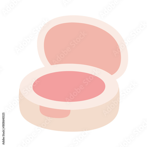 blush on  vector illustration design