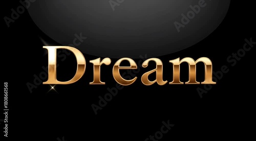 Dream Soft Glow Typographic Animation.