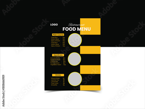 Restaurant Food Menu Limited Time 50% Discount