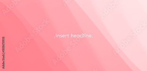 Abstract wavy background. Pink gradient. Vector illustration for brochure, poster, presentation, cover, screen, flyer or banner.