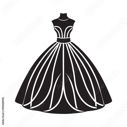Ultra Spherical Ball Gown High Fashion Silhouette