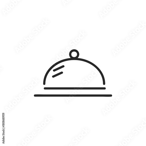 シンプルなクローシュのアイコン