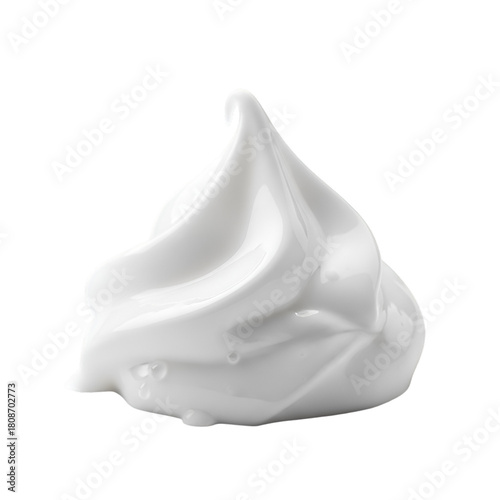 Wallpaper Mural A dollop of white shaving cream isolated on transparent background Torontodigital.ca