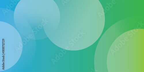 Abstract turquoise and aqua blue geometric background with translucent overlapping circles and dotted accents, perfect for web design, banners, and presentations