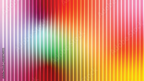 Colorful Vertical Lines Gradient Background Modern Abstract Design with Vibrant Pink, Red, Orange and Green