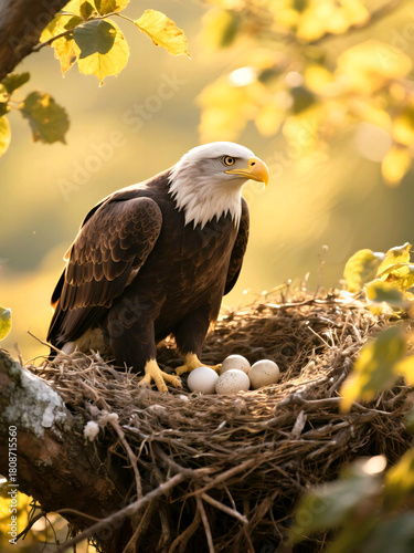 bald eagle at the nest