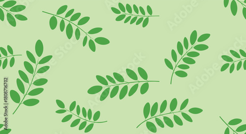 Elegant leafy green pattern for a fresh, organic feel, perfect for backgrounds, textiles, and modern designs with a calming natural aesthetic