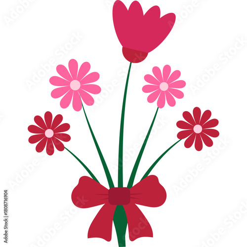 Flat Mother Day Flower