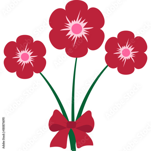 Flat Mother Day Flower